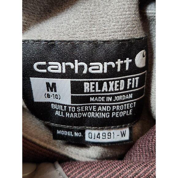 Carhartt Women’s Fleece Pullover | Size M | Blackberry Heather | 1/4 Snap | NWT - Picture 7 of 11